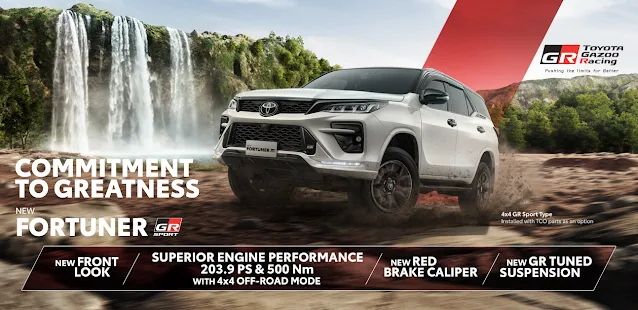 Promo Harga Kredit Toyota New Fortuner GR Sport | Dealer Toyota Nasmoco Mlati Yogyakarta, Solo, Klaten, Magelang, Temanggung, Purworejo dan Wonosobo